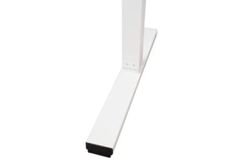 Ergo Skrivbord med 1 motor 120x60 cm Vit/ek - Möbler - Hemmakontor - Skrivbord