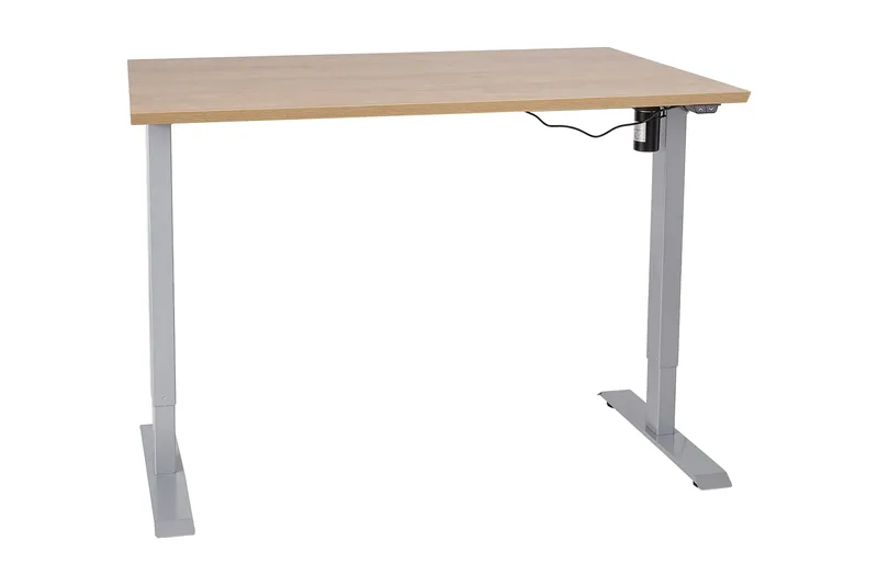 Ergosum 1 Skrivbord 140 cm Höj-och Sänkbar - Trä/Natur - Möbler - Hemmakontor - Skrivbord