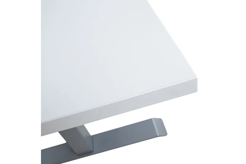 Ergosum 2 Skrivbord 160 cm Höj-och Sänkbar - Vit/Grå - Möbler - Hemmakontor - Skrivbord