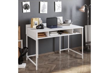 Fagersanna Skrivbord 120 cm med Förvaring Hyllor - Vit - Möbler - Hemmakontor - Skrivbord