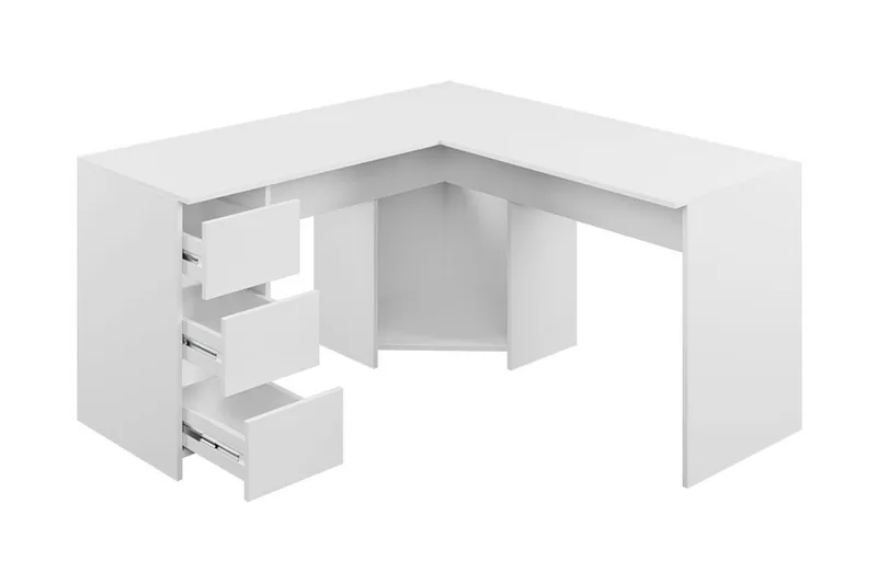 Fotyn Skrivbord 142 cm - Vit - Möbler - Hemmakontor - Skrivbord