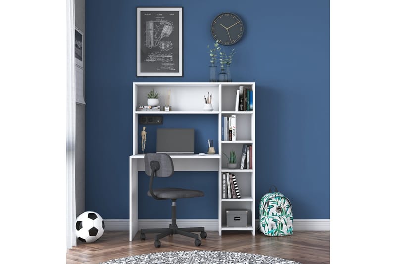 Freal Skrivbord 113 cm - Vit - Möbler - Hemmakontor - Skrivbord