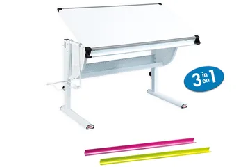 Gabrielius Skrivbord 118 cm - Vit - Möbler - Hemmakontor - Skrivbord