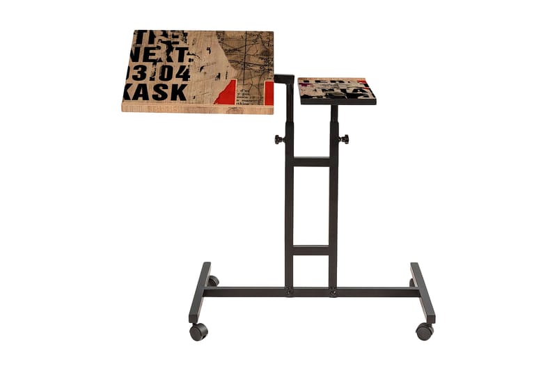 GIRLENE Ståskrivbord 67 cm Trä/natur/Svart - Trä/Natur/Svart - Möbler - Hemmakontor - Skrivbord