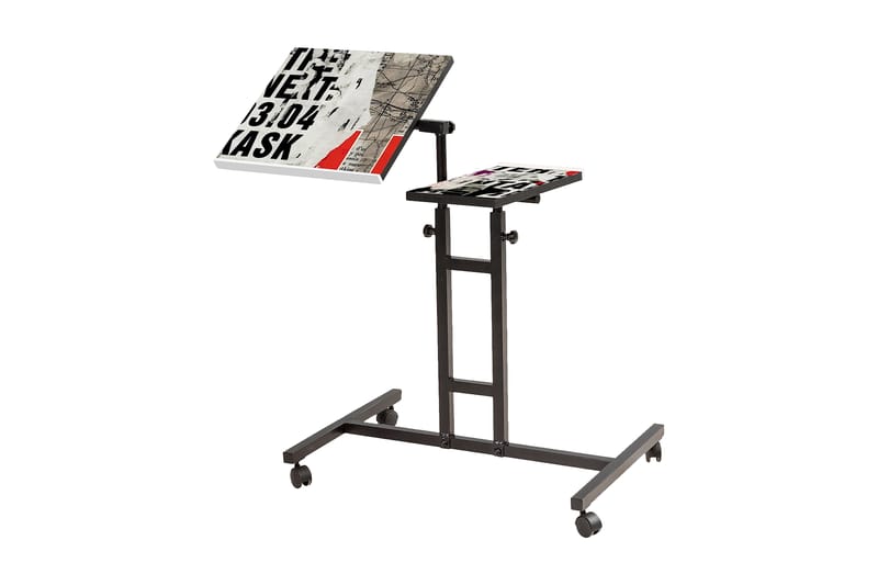 GIRLENE Ståskrivbord 67 cm Vit/Svart - Möbler - Hemmakontor - Skrivbord