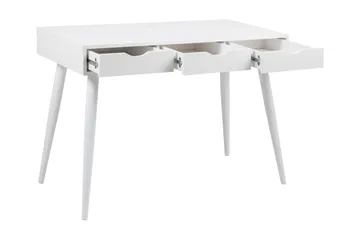 Gradina Skrivbord 110 cm med Förvaring 3 Lådor - Vit - Möbler - Hemmakontor - Skrivbord