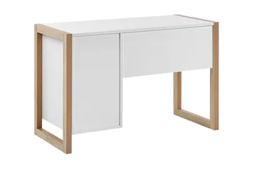 Graysburg Skrivbord 110 cm med Förvaring - Vit/Ljust Trä - Möbler - Hemmakontor - Skrivbord