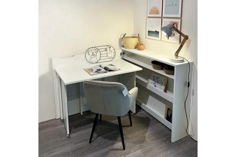 Grianan Skrivbord 136 cm White - Möbler - Hemmakontor - Skrivbord