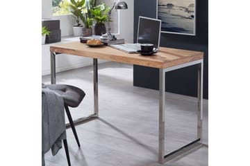 Hayoz Skrivbord 120 cm - Akacia/Krom - Möbler - Hemmakontor - Skrivbord