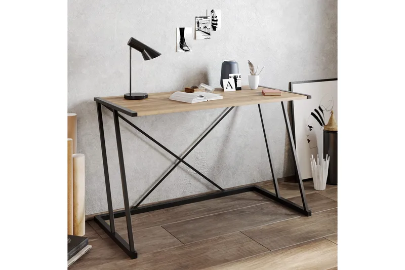 Holmö Skrivbord 120 cm - Brun - Möbler - Hemmakontor - Skrivbord