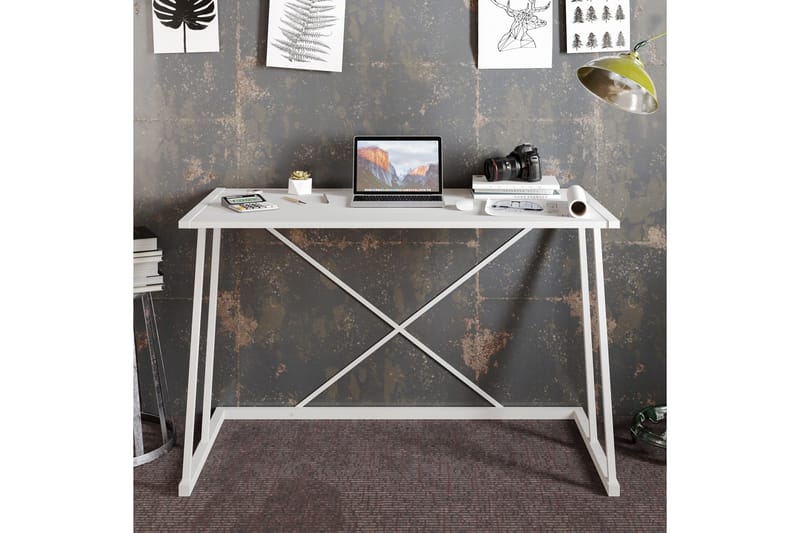 Holmö Skrivbord 120 cm - Vit - Möbler - Hemmakontor - Skrivbord