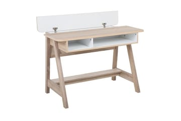 Jackson Skrivbord 110 cm med Förvaring Hylla - Vit - Möbler - Hemmakontor - Skrivbord