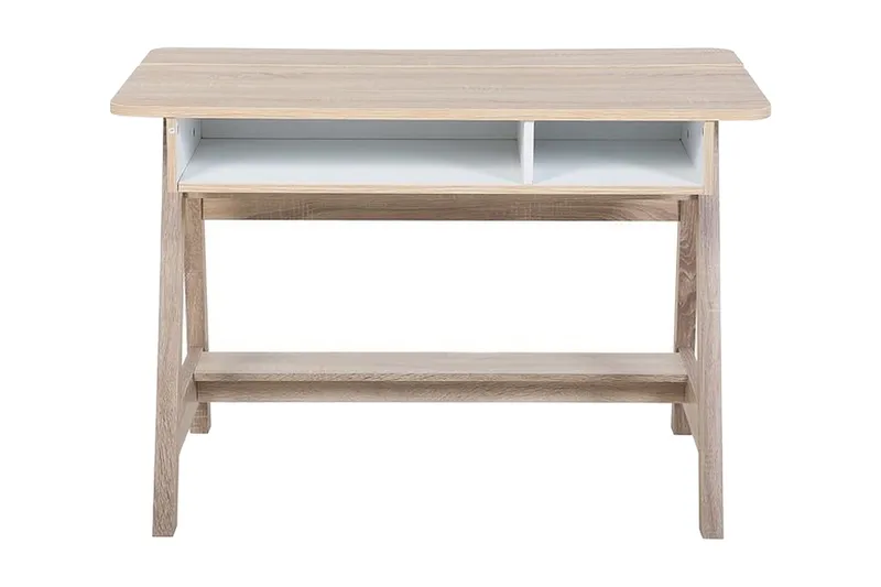Jackson Skrivbord 110 cm med Förvaring Hylla, Vit