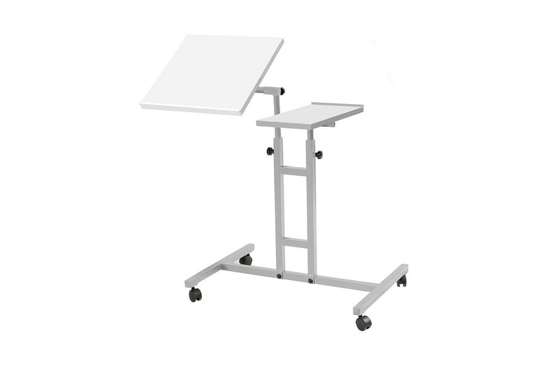 JAVAUGHN Ståskrivbord 67 cm Vit - Skrivbord - Bord