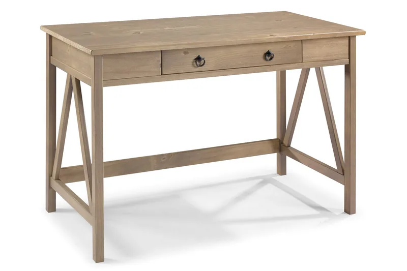 Kaholie Skrivbord 117 cm - Grå - Möbler - Hemmakontor - Skrivbord