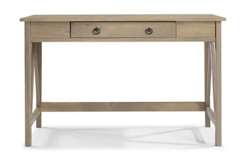 Kaholie Skrivbord 117 cm - Grå - Möbler - Hemmakontor - Skrivbord