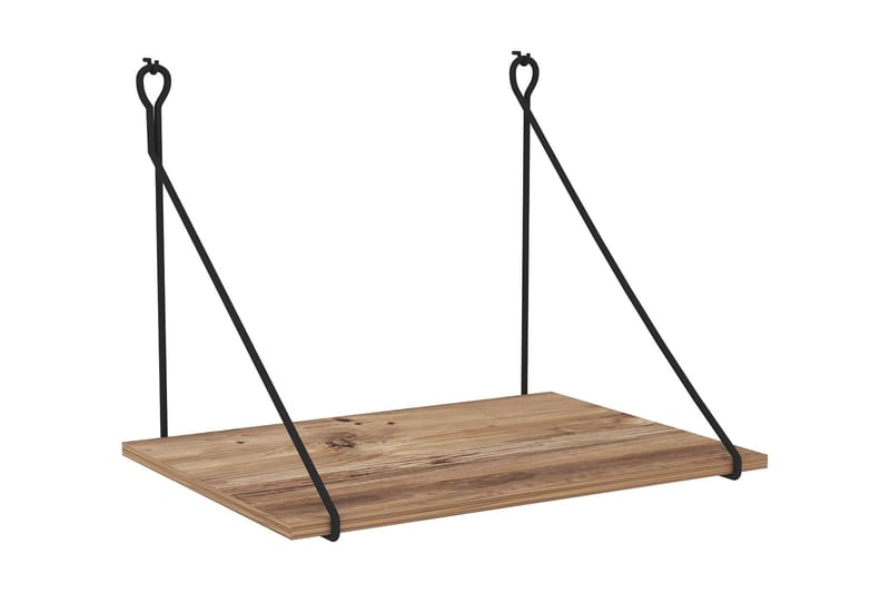 KALKBERGET Väggskrivbord 70 cm Brun - Möbler - Hemmakontor - Skrivbord