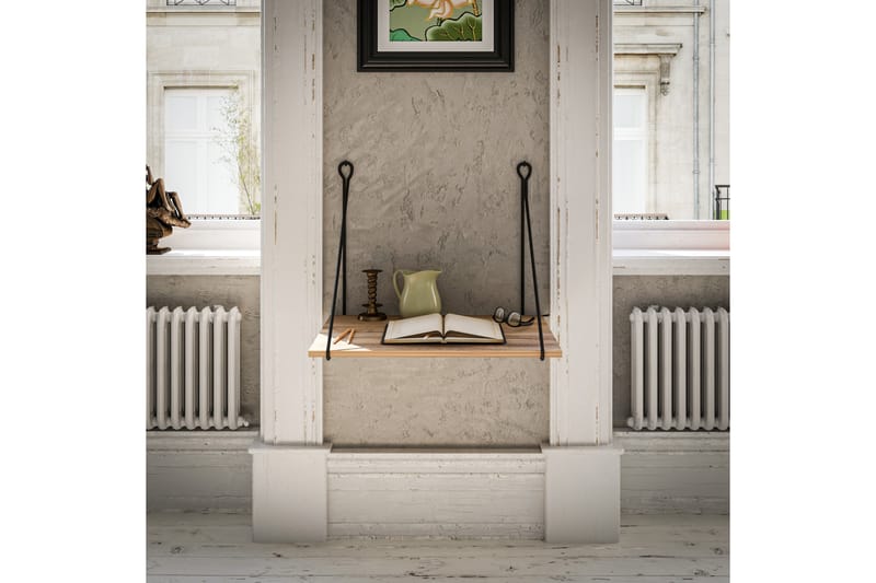 KALKBERGET Väggskrivbord 70 cm Brun - Möbler - Hemmakontor - Skrivbord
