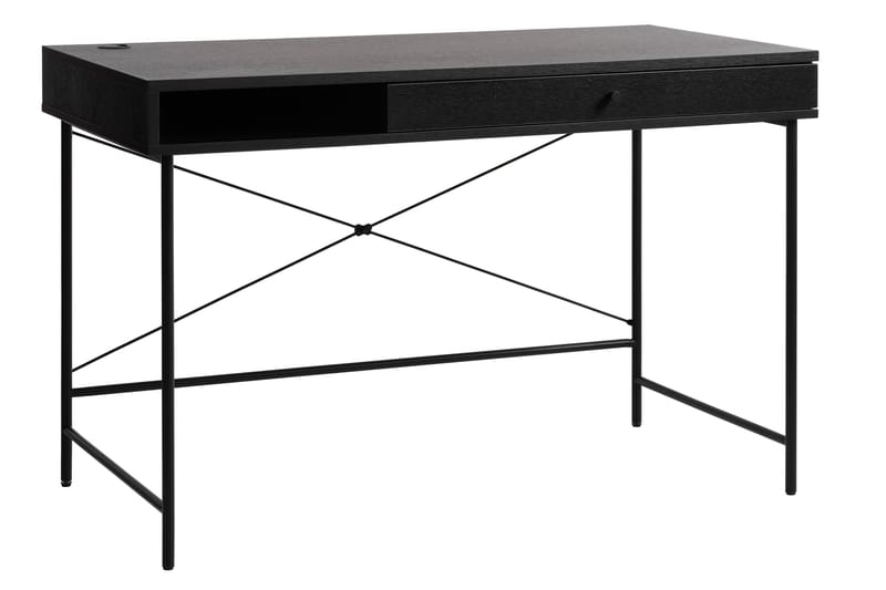 Kamello Skrivbord 120 cm - Svart - Möbler - Hemmakontor - Skrivbord