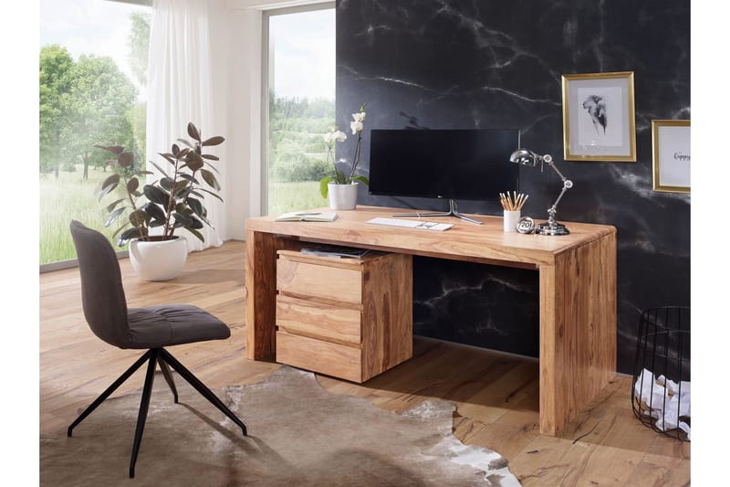 Kanaria Skrivbord 140 cm - Massivt Trä - Möbler - Hemmakontor - Skrivbord