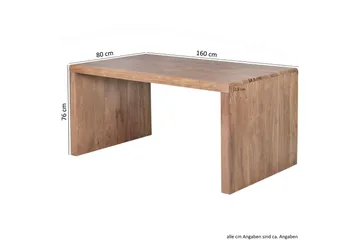 Kanaria Skrivbord 160 cm - Massivt Trä - Möbler - Hemmakontor - Skrivbord