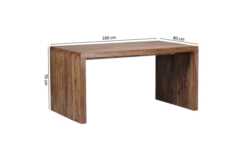 Kanaria Skrivbord 160 cm - Trä/natur - Möbler - Hemmakontor - Skrivbord