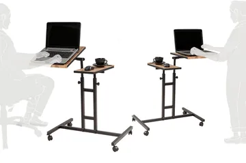 Kaulia Ståskrivbord 67 cm Små Bilder - Trä/natur/Svart - Möbler - Hemmakontor - Skrivbord