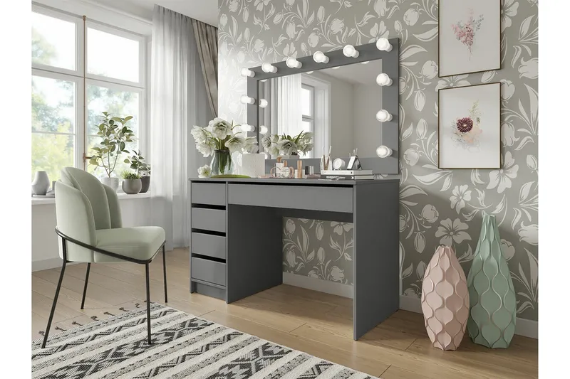 Kintore Skrivbord 120 cm Anthracite - Möbler - Hemmakontor - Skrivbord