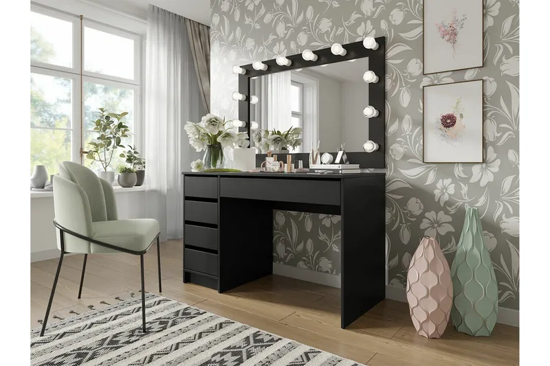 Kintore Skrivbord 120 cm Black - Möbler - Hemmakontor - Skrivbord