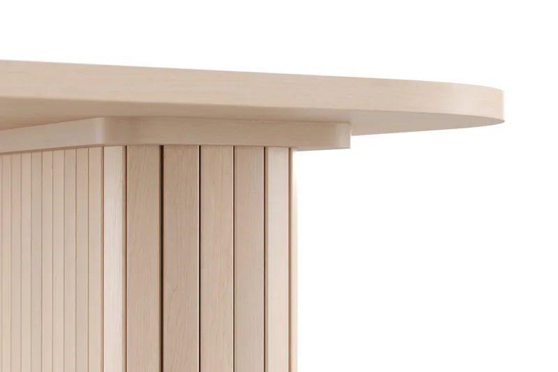 Kopparbo Skrivbord 100 cm Vitlaserad Ek - Ljust vitlaserat ekträ - Möbler - Hemmakontor - Skrivbord