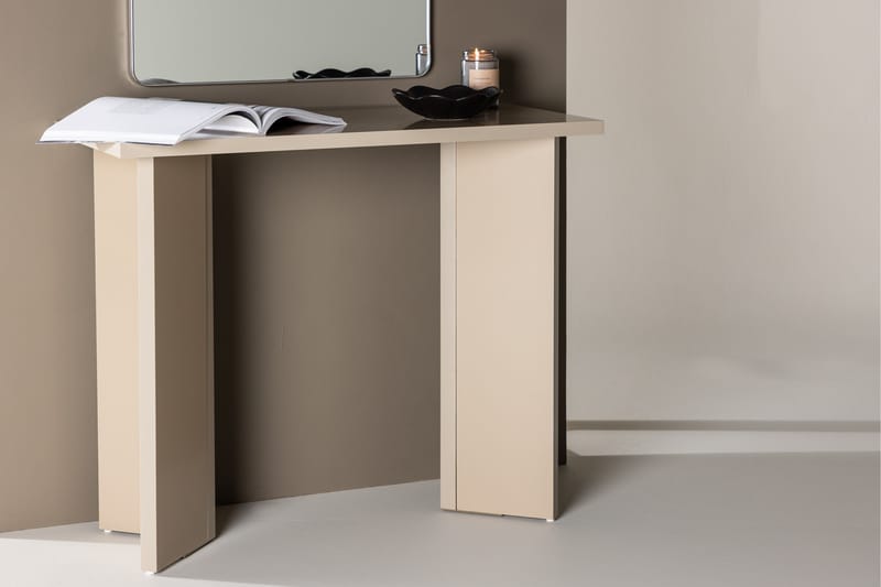 KRISTANSUND Skrivbord 90x42 cm Beige - Venture Home - Möbler - Hemmakontor - Skrivbord