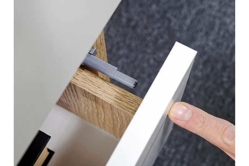 Kubana Skrivbord 130 cm med Förvaring Lådor - Grå/Vit - Möbler - Hemmakontor - Skrivbord