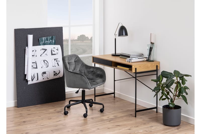 LOPESI Skrivbord 110x110 cm Natural - Möbler - Hemmakontor - Skrivbord