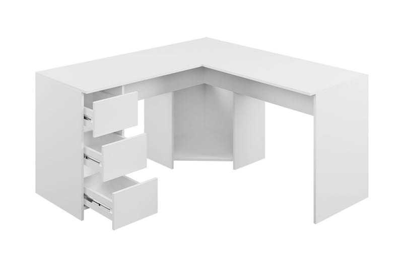 MACACOS Skrivbord 142 cm Vit - Möbler - Hemmakontor - Skrivbord