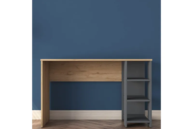 Makrud Skrivbord 120 cm - Valnöt/Antracit - Möbler - Hemmakontor - Skrivbord