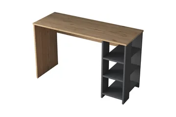 Makrud Skrivbord 120 cm - Valnöt/Antracit - Möbler - Hemmakontor - Skrivbord