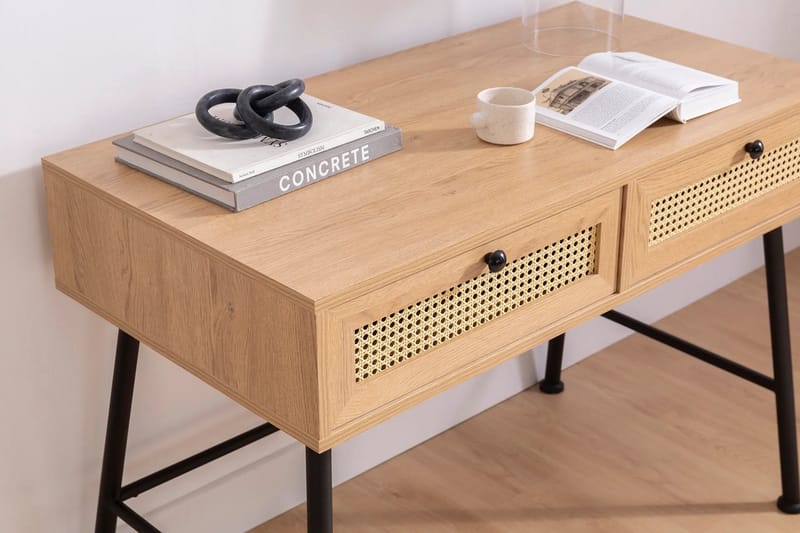 Makwana Skrivbord 107 cm - Natural - Möbler - Hemmakontor - Skrivbord