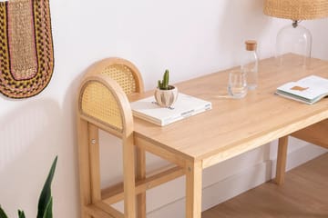 Makwana Skrivbord 130 cm - Natural - Möbler - Hemmakontor - Skrivbord