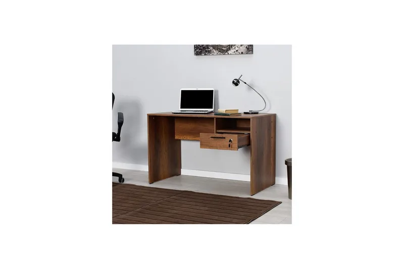 Skrivbord Matulca Valnöt - Valnöt - Möbler - Hemmakontor - Skrivbord
