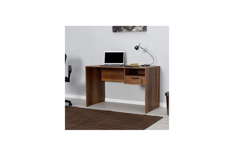 Skrivbord Matulca Valnöt - Valnöt - Möbler - Hemmakontor - Skrivbord