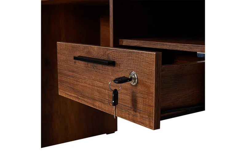 Skrivbord Matulca Valnöt - Valnöt - Möbler - Hemmakontor - Skrivbord