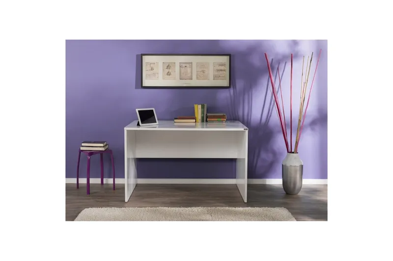 Skrivbord Matulca Vit - Vit - Möbler - Hemmakontor - Skrivbord