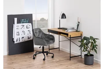 Mehoopany Skrivbord 110x110 cm - Natural - Möbler - Hemmakontor - Skrivbord