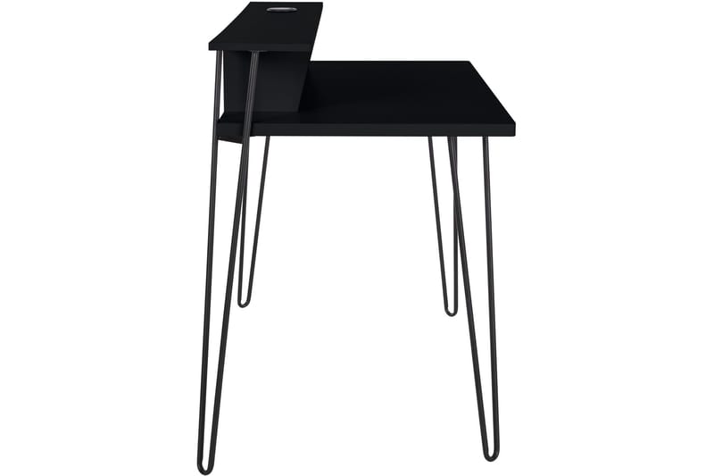 MESSIA Skrivbord 115 cm Svart - Möbler - Hemmakontor - Skrivbord