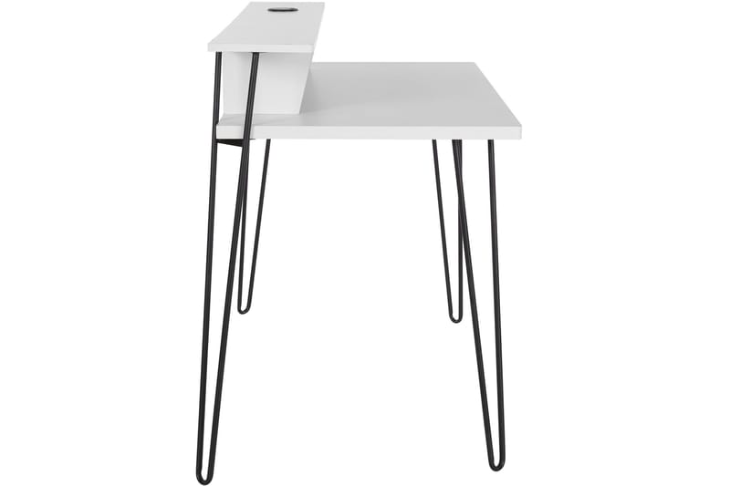 MESSIA Skrivbord 115 cm Vit - Möbler - Hemmakontor - Skrivbord