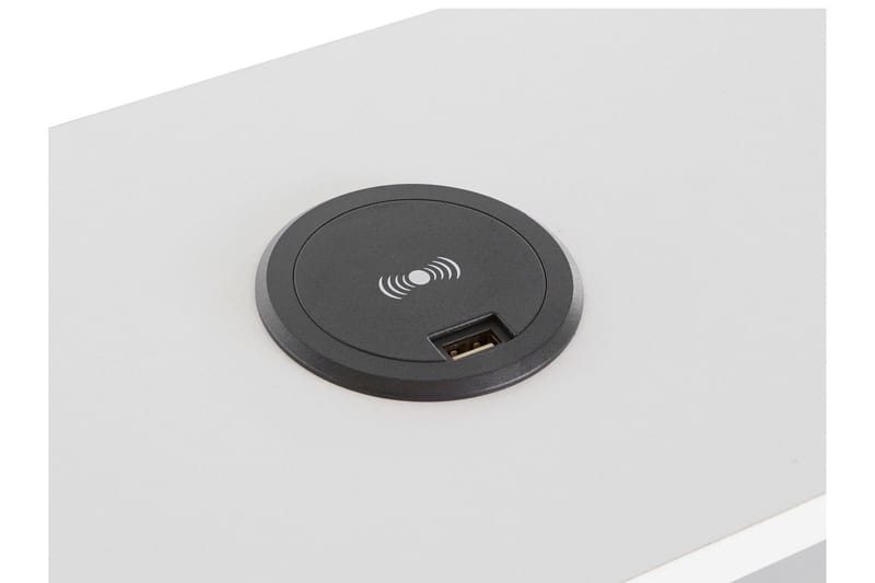 MESSIA Skrivbord 115 cm Vit - Möbler - Hemmakontor - Skrivbord