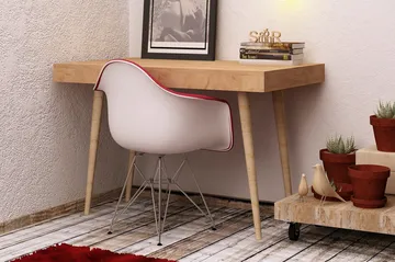 Mod Design Skrivbord 100 cm - Ekfärg - Möbler - Hemmakontor - Skrivbord
