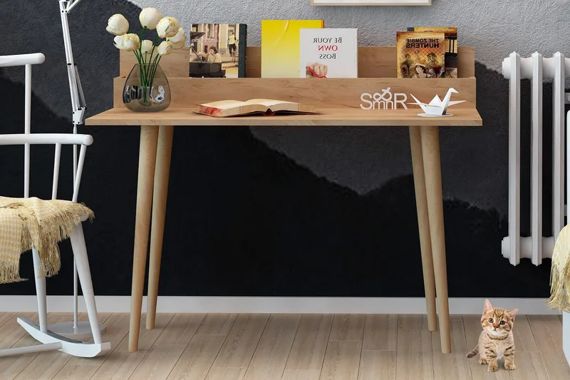 Mod Design Skrivbord 100 cm med Förvaring Rum - Trä - Möbler - Hemmakontor - Skrivbord