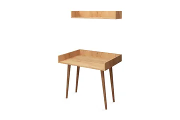 Mod Design Skrivbord 90 cm med Förvaring Vägghylla - Trä - Möbler - Hemmakontor - Skrivbord