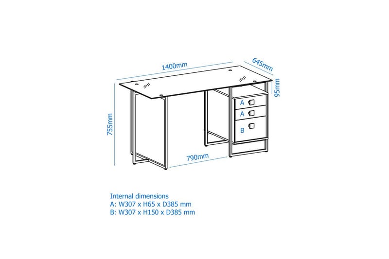 Skrivbord Morgan - Möbler - Hemmakontor - Skrivbord